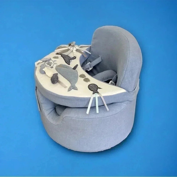 Baby/ Toddler /Kids Sit-Me-Up Support Seat Brand New - Blue- Pottery Barn Kids - Picture 2 of 7